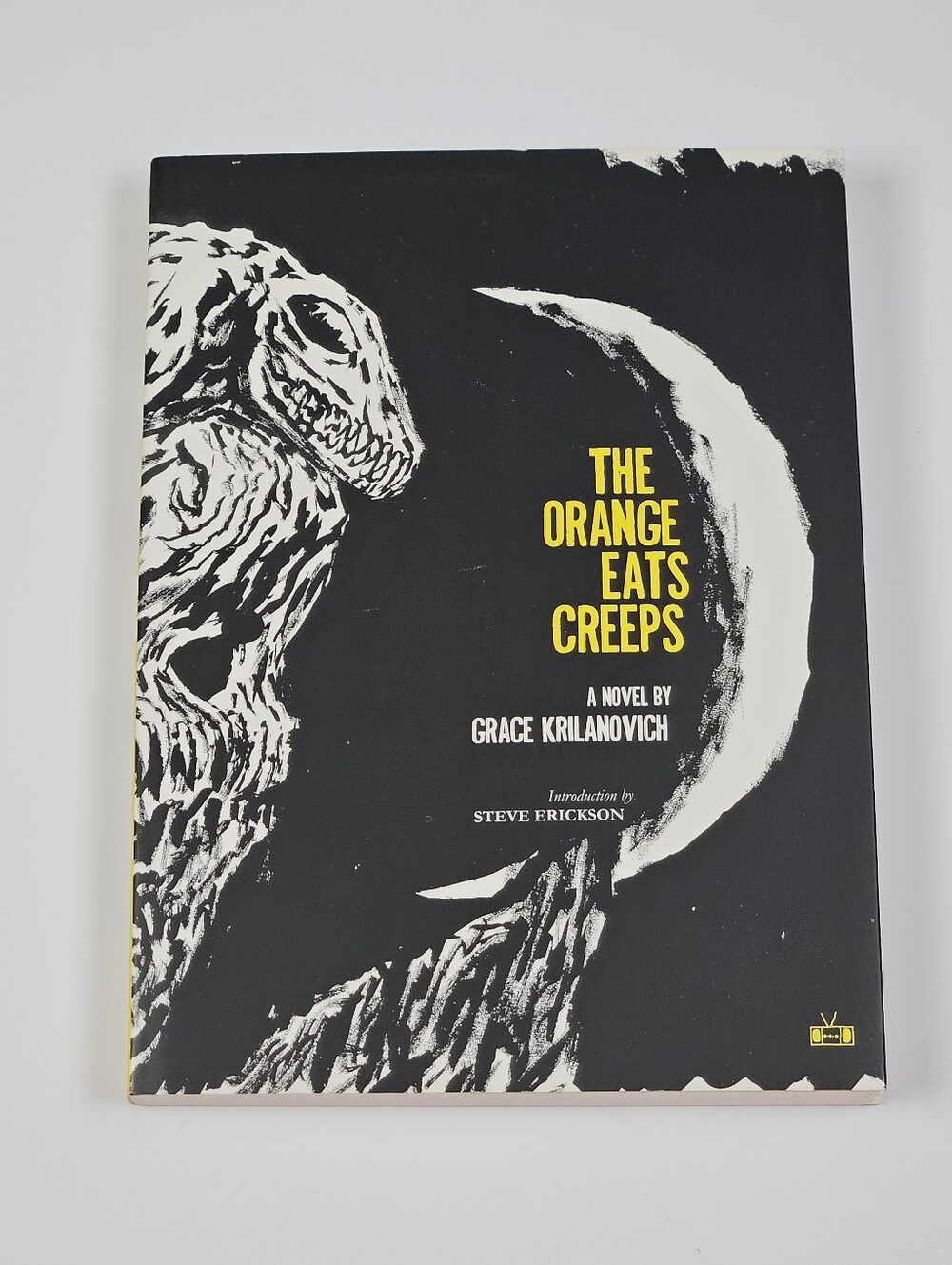 Black & White Cat Book Cover Poster - The Orange Eats Creeps